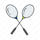 badminton, badminton racket, outdoor game, racket, sports equipment, yard games