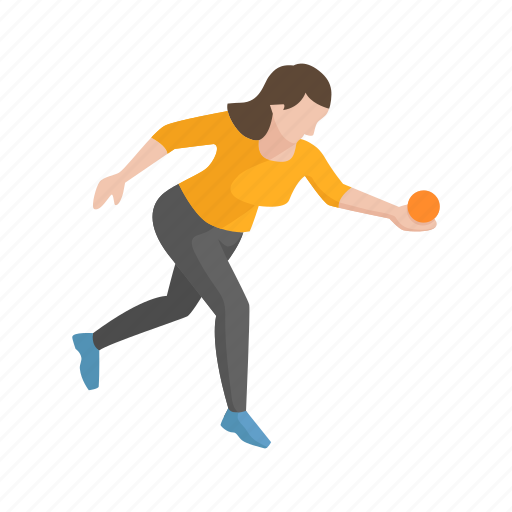 Bocce ball, bocce player, female player, games, player, yard games icon - Download on Iconfinder