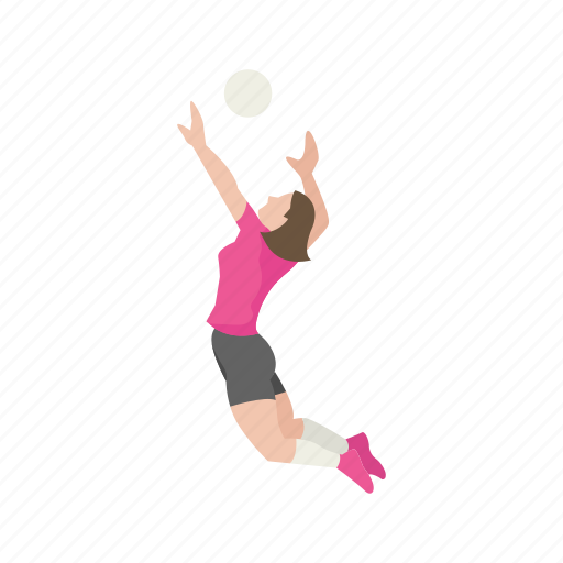 Female player, game, lawn game, volley player, volleyball palyer, yard game icon - Download on Iconfinder