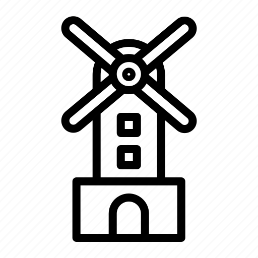 Agriculture, farm, house, village, windmill icon - Download on Iconfinder