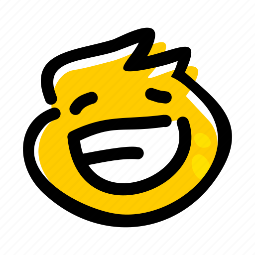 Emojis, emoji, face, emotion, grinning, d, grinning face icon - Download on Iconfinder