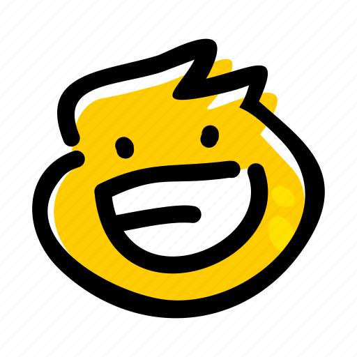 Emoji, face, emotion, grinning, smiley face, happy face, d icon - Download on Iconfinder