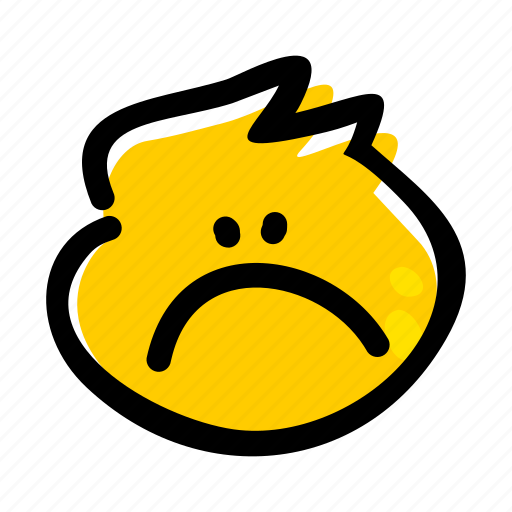 Emojis, emoji, face, emotion, frowning, frowning face icon - Download on Iconfinder