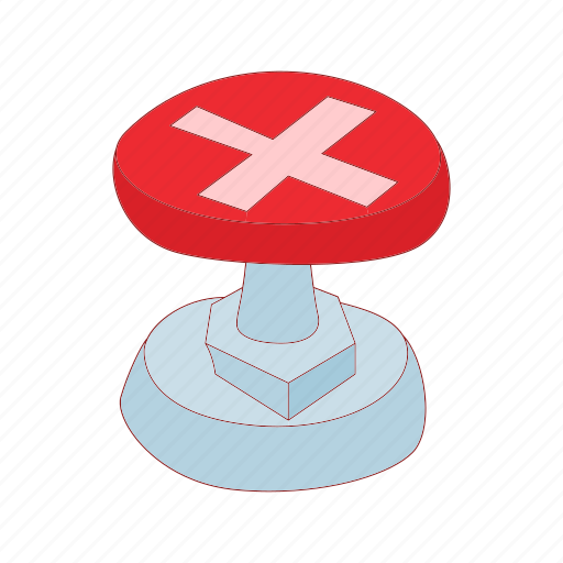 Cartoon, cross, green, no, red, vote, wrong icon - Download on Iconfinder