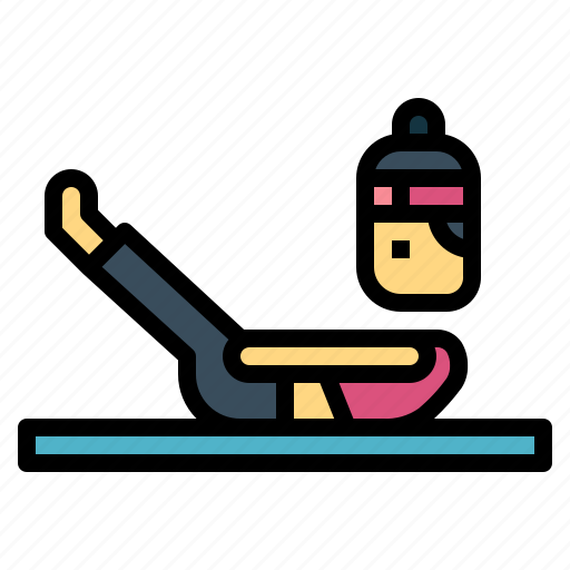 Yoga, pose, exercise, woman, workout icon - Download on Iconfinder