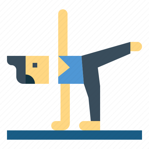 Pose05, man, exercise, workout, yoga icon - Download on Iconfinder