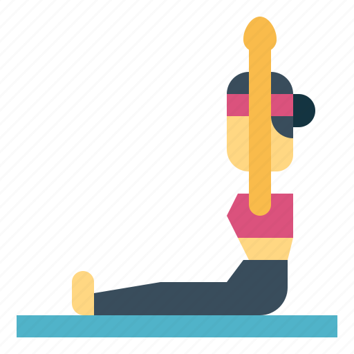 Yoga, woman, exercise, workout, pose icon - Download on Iconfinder