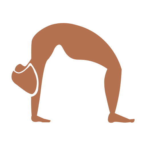Yoga, bridge pose, wheel pose icon - Free download