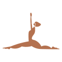 yoga, gymnastic, split