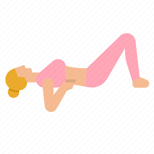 Yoga, reclining, spinal, twist, woman icon - Download on Iconfinder