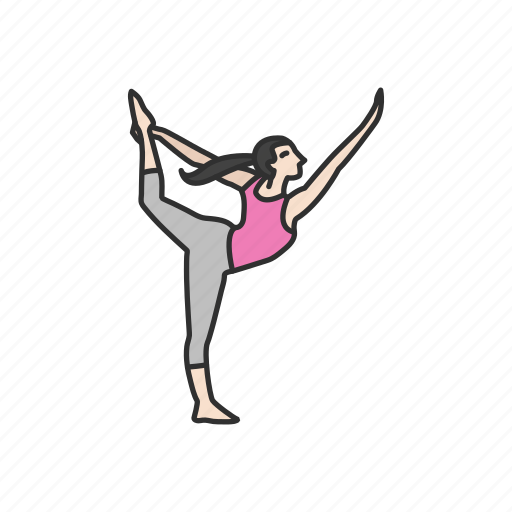 Asana, dancer pose, fitness, lord of dance, natarajasana, yoga, yoga pose icon - Download on Iconfinder