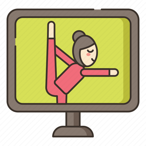 Online, yoga, internet icon - Download on Iconfinder