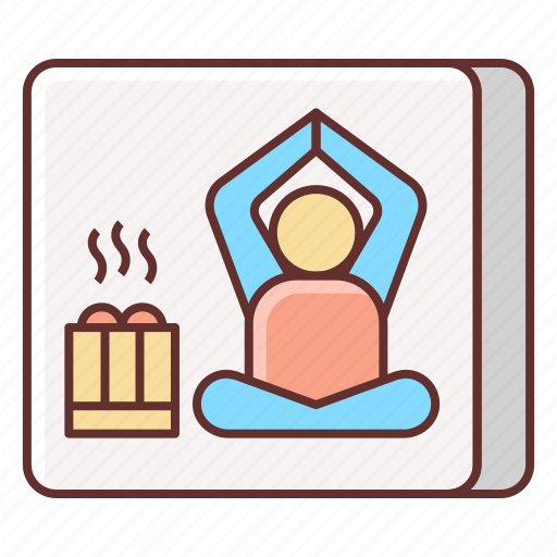 Hot, steam, yoga, yoga position icon - Download on Iconfinder