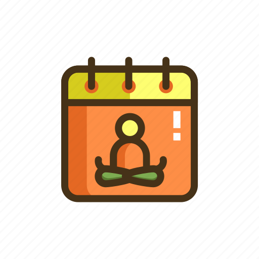 Yoga, schedule, calendar, date icon - Download on Iconfinder