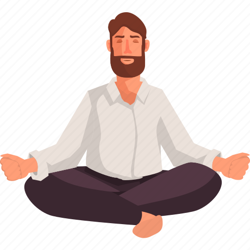 Lotus, cross, leg, sitting, yoga, pose icon - Download on Iconfinder