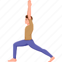 anjaneyasana, high, lunge, yoga, pose, exercise