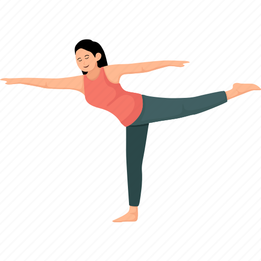 Standing, bow, dandayamana, dhanurasana, yoga, pose, exercise icon - Download on Iconfinder