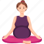 sukhasana, easy, sitting, lotus, pregnant 
