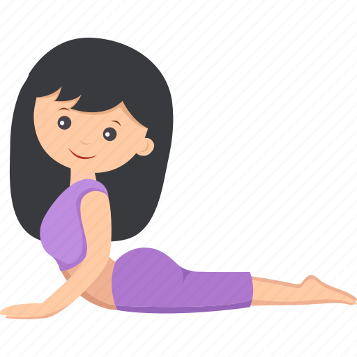 Bhujangasana, cobra, stretch, yoga, pose icon - Download on Iconfinder