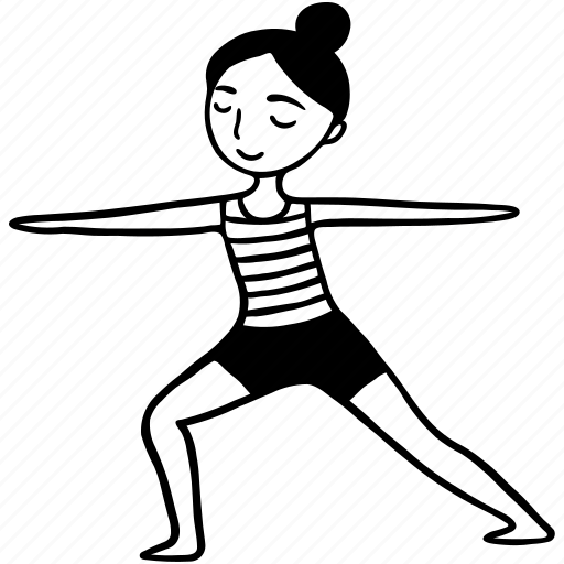Exercise, pose, warrior, workout, yoga icon - Download on Iconfinder