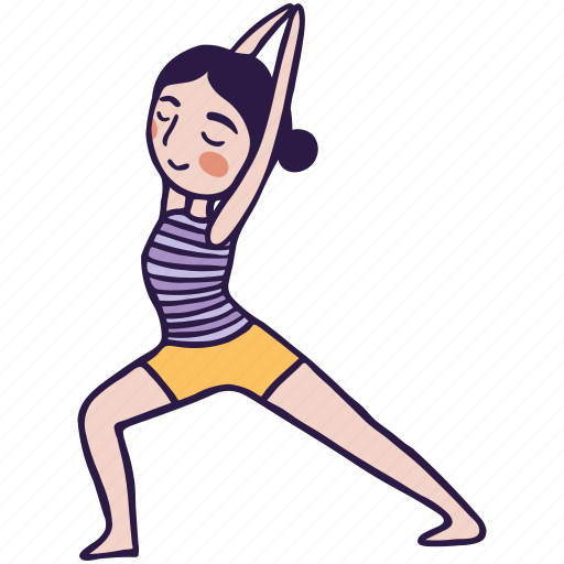 Crescent, exercise, lunge, pose, workout, yoga icon - Download on Iconfinder