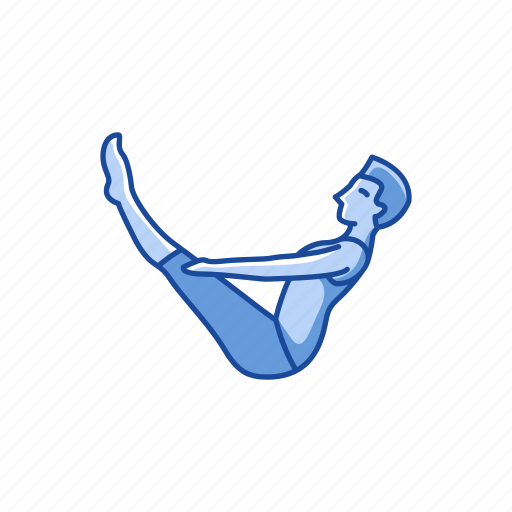 Boat pose, fitness, health, ustrasana, workout, yoga, yoga pose icon - Download on Iconfinder