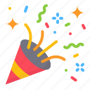 confetti, blower, celebration, fun, birthday and party