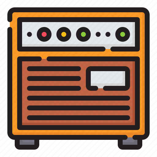 Amp, woofer, amplifier, loudspeaker, electronics, audio, sound icon - Download on Iconfinder