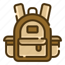 backpack, school, bag, luggage, baggage, travel