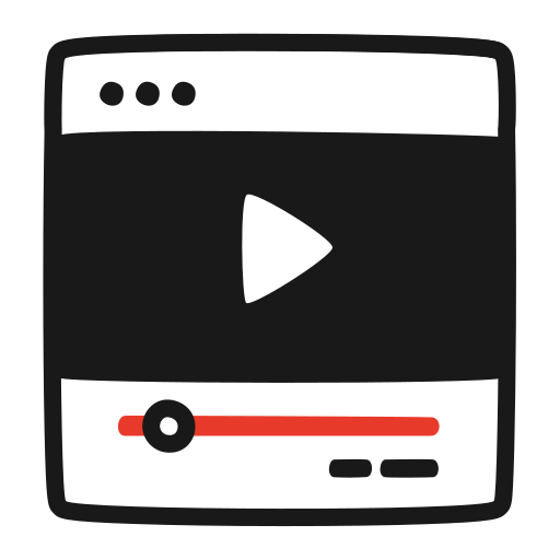 Browser, play, player, ui, video, youtube icon - Free download