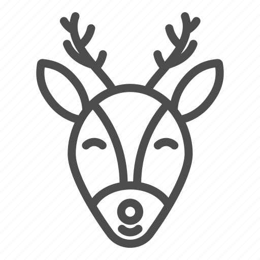 Moose, wild, mammal, head, deer, antler, wildlife icon - Download on Iconfinder