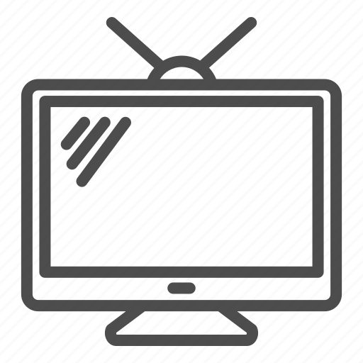 Television, video, screen, watch, movie, broadcast, antenna icon - Download on Iconfinder