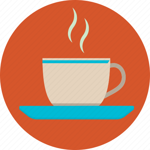 Beverage, coffee, cup, food, hot, plate, tea icon - Download on