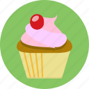 cake, cup cake, cupcake, dessert, food, topping