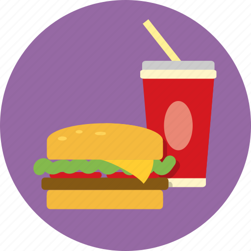 Burger, drink, fast food, fizzy, food, hamburger, soft drink icon - Download on Iconfinder