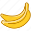 bananas, fit, food, fruit, tropical, vitamins 