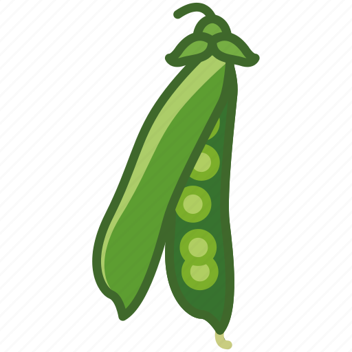 Garden, vegetable, vitamins, bio, husk, peas icon - Download on Iconfinder