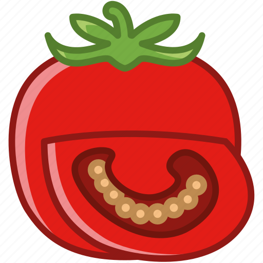 Garden, vegetable, vitamins, bio, slice, tomato icon - Download on Iconfinder