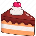 cake, food, dessert, bakery, sweet, slice
