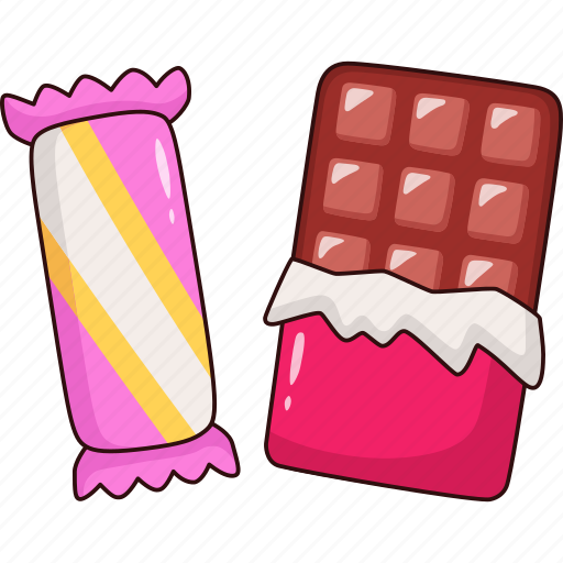 Chocolate bars, snack, sweet, dessert, food icon - Download on Iconfinder