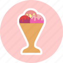 dessert, ice ball, ice cream, icecream