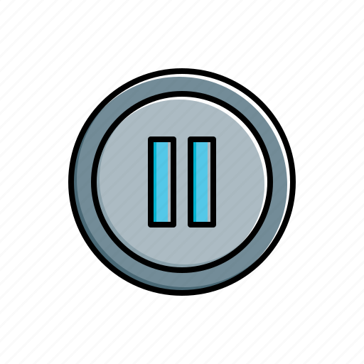 Multimedia, pause icon - Download on Iconfinder