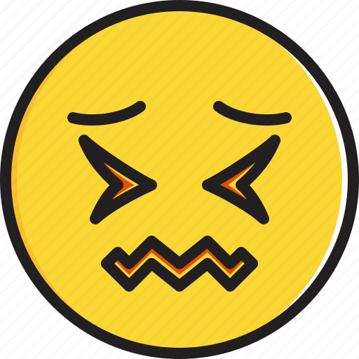Confounded, emoticon, face, smiley icon - Download on Iconfinder