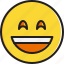 emoticon, face, mouth, open, smiley, smiling 