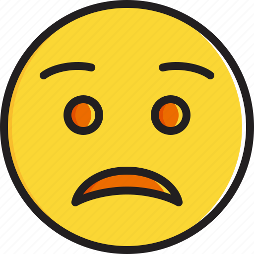 Emoticon, face, smiley, worried icon - Download on Iconfinder