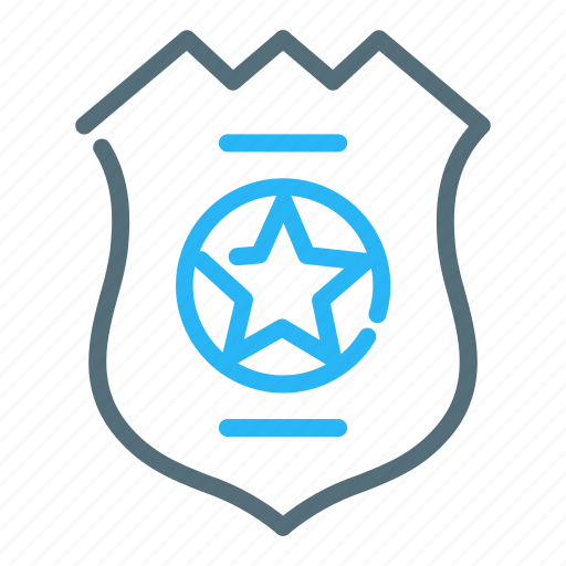 Badge, cop, police icon - Download on Iconfinder