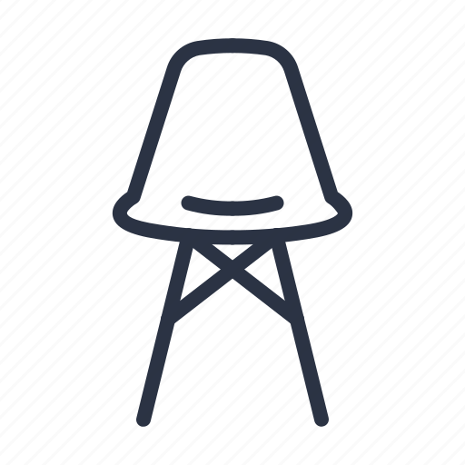 Chair, eames, furniture icon - Download on Iconfinder