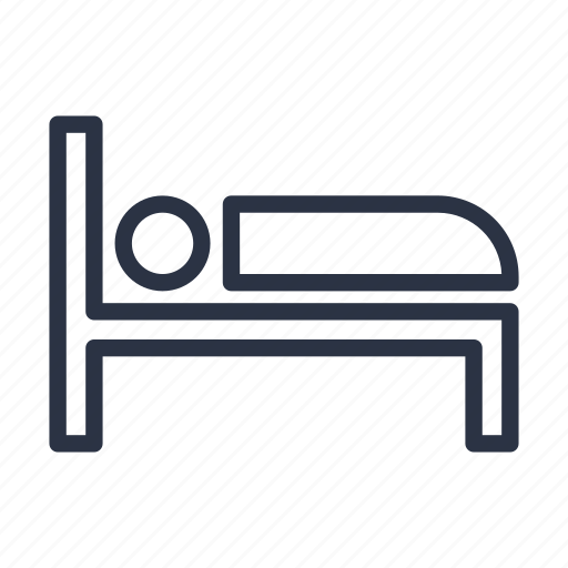 Bed, hotel, lodging, sleep, sleeping icon - Download on Iconfinder