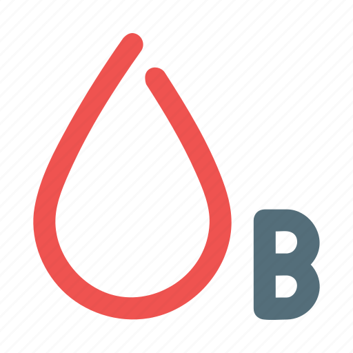 B, blood, donation, type icon - Download on Iconfinder