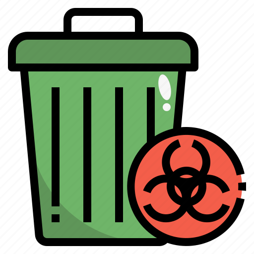 Hazardous waste, garbage, toxic waste, biohazard icon - Download on Iconfinder